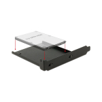 DeLOCK 18212 arvutikorpuse detail Universaalne HDD korpus