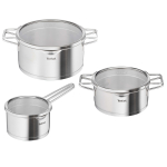 Tefal Nordica k&ouml;&ouml;gitarvete komplekt, 3-osaline, roostevaba teras