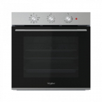 Whirlpool OMK38HU0X 71 l Must, Roostevaba teras