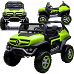 Lean Lean Cars Auto na Battery Mercedes Unimog Green