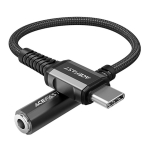 Audio Audio adapter Acefast C1-07 USB-C to 3.5mm (F) 0.18m black