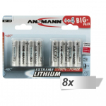 8x 8x 4+4 Ansmann Extreme Lithium AA Mignon LR 6 Big Pack