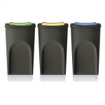 Prosperplast Trash can Keden SORTI BOX - black recycling