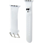 Karl Karl Lagerfeld Choupette Head NFT Watch Band for Apple Watch 38/40/41 White