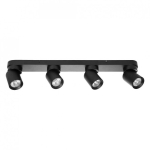 Hanging Hanging lamp Orno MALTA SP 4, wall and ceiling mounting, GU10 max. 4x12W, IP20, black