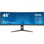 iiyama G-MASTER 45"LCD Curved Bus. UWQHD PC lamekuvar 114,3 cm (45") 5120 x 1440 pikslit Dual QHD LED Must