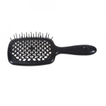 Janeke Superbrush hair straightening brush Black
