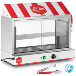 Royal Royal Catering Podgrzewacz witryna grzewcza do hot dogs&oacute;w na 300 par&oacute;wek 100 bułek 30 - 110 C 2400 W