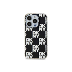 Case Case DKNY DKHCP15SHDLCEK iPhone 15 / 14 / 13 6.1" black/black hardcase IML Checkered Mono Pattern