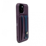 Apple Apple iPhone 15 Pro Max LEATHER POCKET STAND COVER Purple