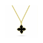 Brilio Brilio Silver Gold Plated Flower Necklace for Women NCL193YBC
