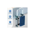Maximex SECURA bathroom grab bar, aluminum
