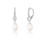 Jwl Jwl Luxury Pearls Kaunid h&otilde;bedased k&otilde;rvar&otilde;ngad ehtsate p&auml;rlite ja tsirkonitega JL0739