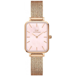 Moteri&scaron;kas Moteri&scaron;kas kell DANIEL WELLINGTON Quadro Pressed Melrose Pearl 20mm DW00100510 + KARPIS (zw505o)