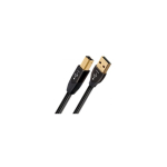 AudioQuest 0.75m Pearl USB A-B USB-kaabel USB 2.0 0,75 m USB B Must