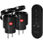 Orno Belaidžių MINI Schuko pistikute komplekt, kaugjuhtimisega 2+1, 2300 W, IP44