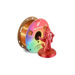 Polymaker Panchroma PLA DUAL SILK plastikas - P&auml;ikeseloojang Kuldne-Punane