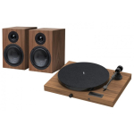 HiFi HiFi Pro-Ject JukeBox E1 komplekt, puit - t&auml;islahendusega stereo heli s&uuml;steem vin&uuml;&uuml;lplaadi m&auml;ngijaga