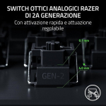 Razer Huntsman V3 Pro Tenkeyless 8KHz | M&auml;ngude klaviatuur | kaabliga | Ameerika &Uuml;hendriigid | Valge | Razer Analog Optical Swit