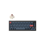 Keychron V2M-D3 klaviatuur Universaalne USB + RF Wireless + Bluetooth QWERTY Inglise Must, S&uuml;sinik