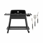 Everdure Furnace Gen III gaasigrill, must, sisaldab premium grillimistarvikute komplekti