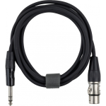 Fuj:tech 6,3 mm TRS uros &ndash; XLR naaras signaalikaapeli, 3 m, musta