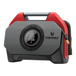 Etenwolf S6 SE auto &otilde;hukompressor, 11.03 baari, 15,600 mAh (punane)