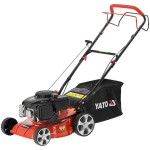 Yato 41 cm bensiinimootoriga muruniiduk, 123 cm&sup3; mootori, k&auml;igukastiga muruniiduk, bensiinimootoriga muruniiduk