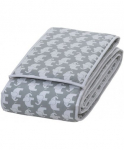 R&auml;tt R&auml;tt Start Elephant cot edge pad, 30 x 360 cm, gray
