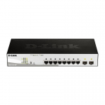D-Link DGS-1210-08P Juhitav L2 Gigabit Ethernet (10/100/1000) Power over Ethernet tugi Must