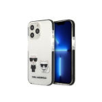 Karl Karl Lagerfeld Case iPhone 13 Pro Max KLHCP13XTPEKCW Black Hard Case Iconic Karl & Choupette