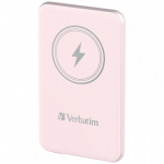Verbatim Charge 'n' Go Liitiumpol&uuml;meer (LiPo) 5000 mAh Traadita laadimine Roosa