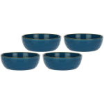 Rose&Tulipani Set of 4 misek do sałatek Concerto Blu Avio - Granatowy, 20 cm