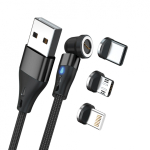 RealPower MagneticCharge3 USB-kaabel 0,2 m USB A Must