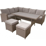 Set Set mebli ogrodowych technorattanowych Nina cappuccino PATIO