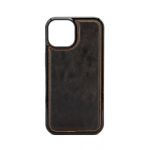 Apple Apple iPhone 15 Magnet zip Pocket Case Zipper Design Black