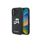 Case Case Karl Lagerfeld KLHCP16SPGKLKCPK iPhone 16 6.1" black/black hardcase Monogram Karl&Chaoupette Head Pin