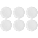 Set Set of 6 villadeifiori dinner plates - white, 26 cm