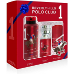 BEVERLY BEVERLY HILLS Polo Club Sport No. 1 gift set eau de toilette 50 ml + deodorant spray 175 ml + antiperspirant roll-on 50 ml50 ml