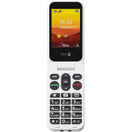 Doro Leva L30 7,11 cm (2.8") 142,7 g Must, Valge Vanakooli telefon