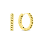 Brilio Brilio Silver Brilio Silver Stylish gold-plated hoop earrings EA991Y