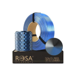 3D 3D plastic PLA three-sided blue/graphite/steel (Storm Shadow) 1.75mm 1kg refill pack Rosa3D
