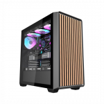 Darkflash DS900WD arvutikorpus (must) + 4 ventilaatorit