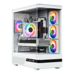 MODECOM Volcano Volcano AQ100 ARGB Midi Valge