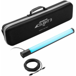 Multiblitz &bdquo;Acme United Corporation&ldquo; Ap&scaron;vietimise kanal - WESTCOTT Tuba LED Ice Light 3 RGBWW 2700K&ndash;6500K USB-C Musta