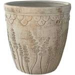 Home4You pot &bdquo;SUNNY LAVENDEL&ldquo;, D44 x H50 cm, kreemi v&auml;rv.