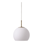 Frandsen Ball Glass ripplamp, 18 cm, opaalvalge