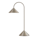 Frandsen Grasp Portatiivne Laualamp, Harjatud Roostevaba Teras, 47 cm
