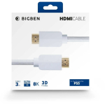 NACON PS5 HDMI kaabel 2.1 4K ULTRA HD/8K - 3M | Valge