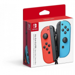 Nintendo Joy-Con paari m&auml;ngukontrolleri paar, neoonpunane ja neoon sinine, l&uuml;liti